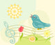 retro music. vector Wall Mural