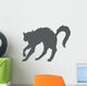 Scared Witches Cat Wall Decal