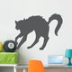 Scared Witches Cat Wall Decal