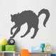 Scared Witches Cat Wall Decal