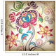 Abstract Colors Floral Wall Mural
