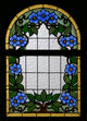 Blumenfenster Kirchenfenster 1