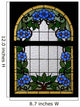 Blumenfenster Kirchenfenster 1