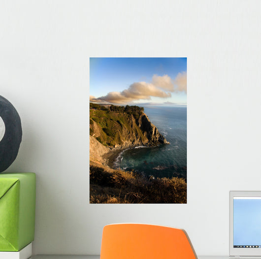 Sunset on the Big Sur Wall Mural