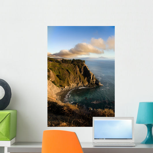 Sunset on the Big Sur Wall Mural