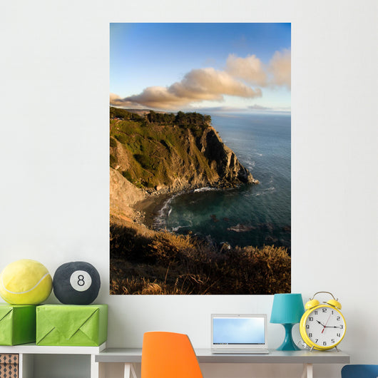 Sunset on the Big Sur Wall Mural