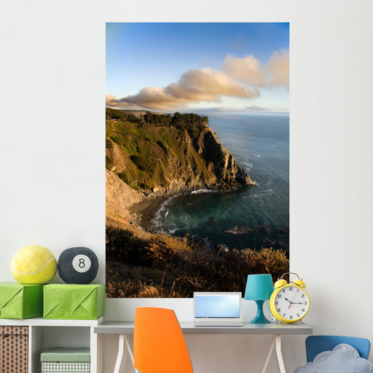 Sunset on the Big Sur Wall Mural