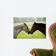 Kissing Horses Wall Mural