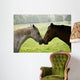 Kissing Horses Wall Mural