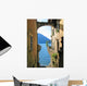 Romantic view to the famous Italian lake Como from Varenna town Wall Mural