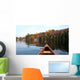 Autumn Lake Reflection with Wall Decal Design 2