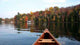 Autumn Lake Reflection with Wall Decal Design 2