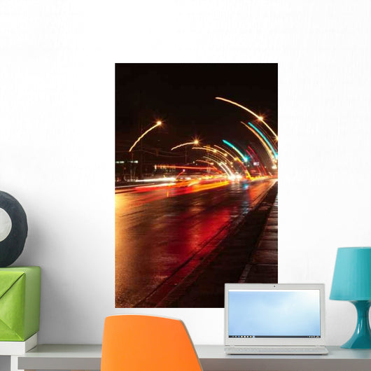 Light Trail Wall Mural