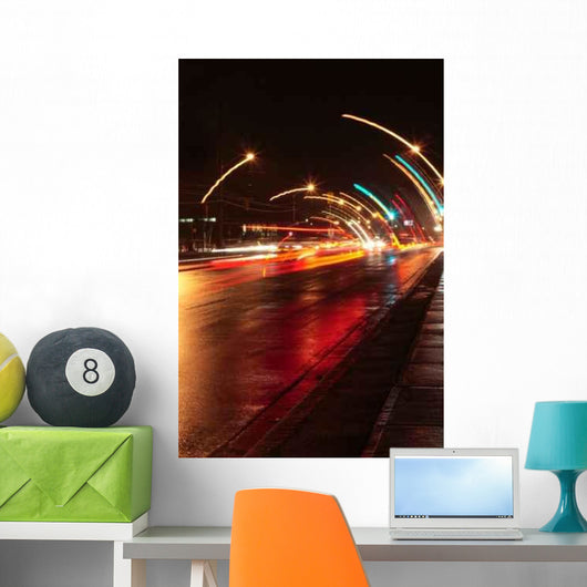 Light Trail Wall Mural