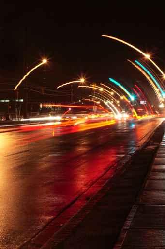 Light Trail Wall Mural