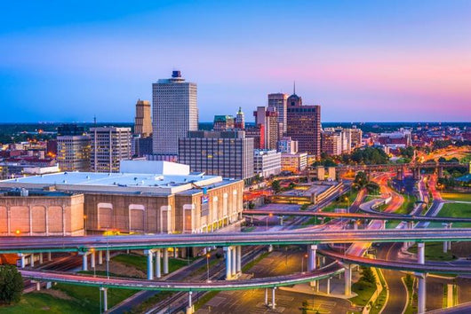 Memphis Tennessee USA Evening Wall Decal