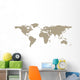 world map Wall Decal