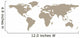 world map Wall Decal