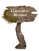 Gnome Home Sign Wall Decal