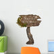 Fairies Live Here Sign Wall Decal