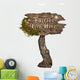 Fairies Live Here Sign Wall Decal