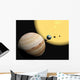The Solar System Abstact Presentation Wall Mural