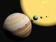 The Solar System Abstact Presentation Wall Mural