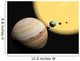 The Solar System Abstact Presentation Wall Mural