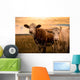 Cows Sunset Wall Decal