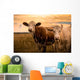 Cows Sunset Wall Decal
