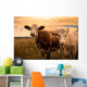 Cows Sunset Wall Decal