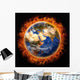 Brennende Erde Wall Decal