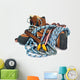 Climbing and Hiking Gear Wall Mural