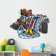 Climbing and Hiking Gear Wall Decal Design 2