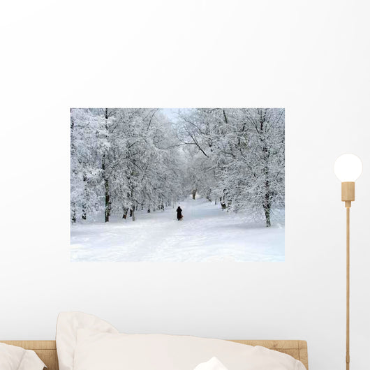 White Winter Wall Mural