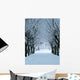 Winter Alley Wall Decal Design 2
