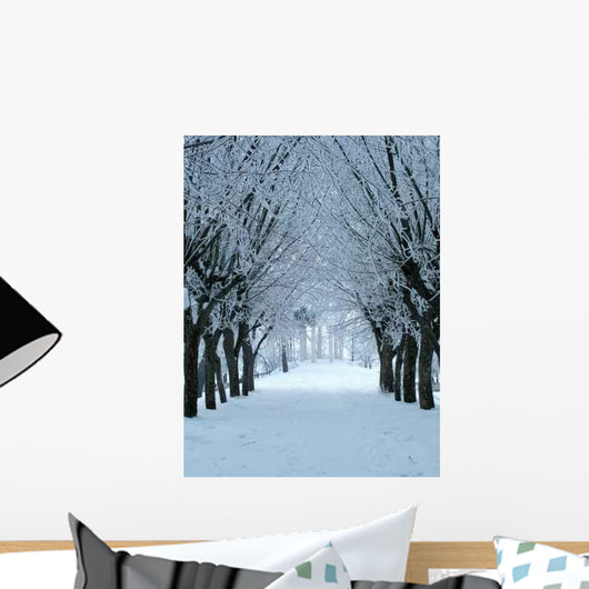 Winter Alley Wall Mural