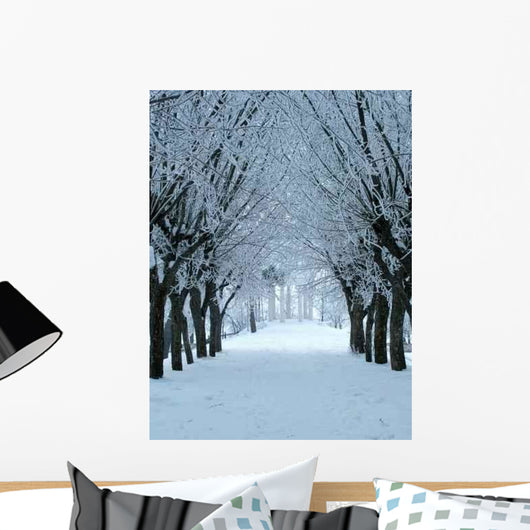 Winter Alley Wall Mural