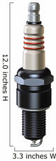 Sparkplug Wall Decal