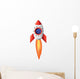 Space Rocket Start up Wall Decal