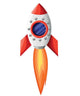 Space Rocket Start up Wall Decal