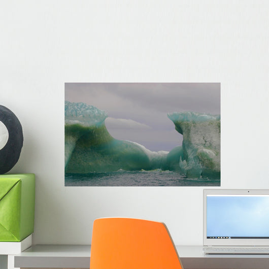 Green Iceberg Wall Mural