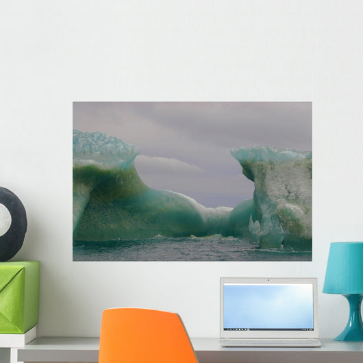 Green Iceberg Wall Mural
