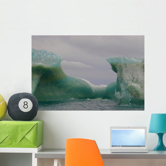 Green Iceberg Wall Mural