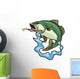 Fighting Bass Wall Decal