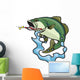 Fighting Bass Wall Decal