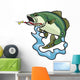 Fighting Bass Wall Decal