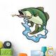 Fighting Bass Wall Decal