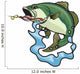 Fighting Bass Wall Decal