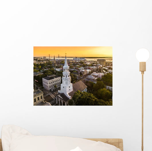 Charleston from Air Wall Decal
